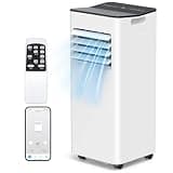HoneyNov 16000 BTU Portable Air Conditioner for Large Rooms & Bedrooms up to 750 Sq.Ft, Ultra Quiet 40dB Smart WiFi AC, 5-in-1 Cooling with Dehumidifier, Fan, Sleep Mode & Timer