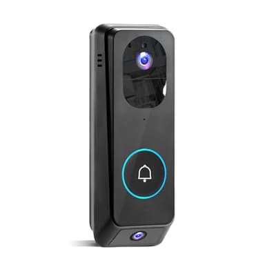 CEMANTA 1080P Dual-Cam Video Doorbell Camera Wireless, No Subscription, Package Protection, WiFi6, Voice Changer & Anti-Tamper, 9000mAh Battery, Night Vision, 2-Way Audio, Compatible with Alexa