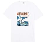 Milwaukee Wisconsin Vintage Sailboat Comfort Colors Adult Heavyweight T-Shirt