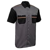 MILWAUKEE MOTORCYCLE CLOTHING CO. Men’s Switchgear Mechanic Work Shirt, MDM11654-4X-Large
