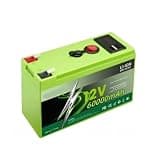 MDHZRRXCQ 150AH 12.8V LiFePO4 Solar Battery Lithium Iron Battery for RV Caravan Marine Fishing Outdoor Living(60Ah x1)