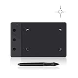 HUION H420 OSU Graphics Drawing Tablet Signature Pad with Digital Stylus and 3 Express Keys Black