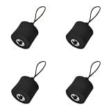 Jinhxofs 4 Pieces EVA Drain Plug High-Resilience Black Cylindrical Drain Plug Waterproof Seal Watercraft Accessory for Kayak, Large