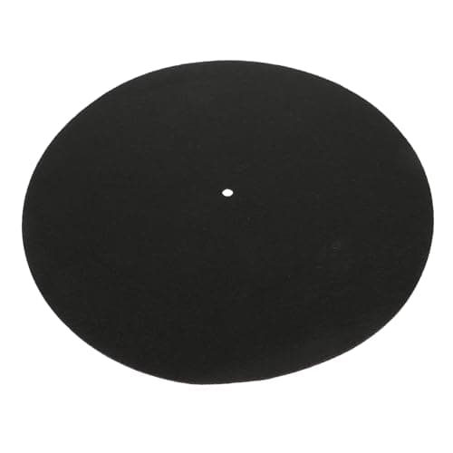 DECHOUS Felt Turntable Slipmat Protective Mat for Vinyl Records Easy to Clean Install Compatible with Various Turntables Soft Material to Prevent Scratches Enhances Music