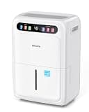 behome 4500 Sq.Ft Energy Star Most Efficient 2026 Dehumidifier Intelligent Humidistat Max 80 Pint/Day Smart Compressor Dehumidifier with Drain Hose for Basement,Home,Bedroom,Bathroom