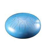 Steel Tongue Drum, 10 Inch 11 Notes Tank Drum Key Handpan with Carry Bag(Desktop clip)