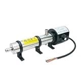 AC Electric Generator Water Heater Engine Heater Adjustable Stainless Steel Coolant Preheater Water Jacket Heater(4kw,220V)