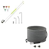 RIDGE WASHER Pressure Washer Extension Wand 120 Inch, Pressure Washer Hose 50 Feet
