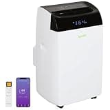 Hykolity 14,000 BTU WiFi Portable Air Conditioner, Cools Rooms up to 700 Sq.Ft., 42dB Quiet Smart AC Unit, 5-in-1 with Cool, Fan, Dehumidifier, 24H Timer & Sleep Mode