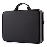 ieGeek Carrying Travel Case for 14.1-17.5 inch Portable DVD Player, EVA Hard Shell Travel Laptop Sleeve Bag, Black