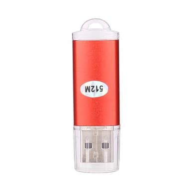 ModFurne USB 2.0 Flash Memory Stick Pen Drive Storage Thumb Color:Red Capacity:512MB