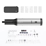 LUMITEK Engraving Pen, 67-in-1 Tool Kit, Mini Cordless Rotary Tool, 5 Speed, 28000 RPM, Cordless Engraver for Metal Wood Leather Glass Plastic, for 3D Printer Polishing, Drilling, Sanding, DIY Crafts