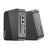 DreamQuest Mini PC,Intel N95 (Up to 3.4GHz) 16GB DDR4 512GB SSD,Mini Desktop Computers with W-11 Pro,USB C(10GB/s), Dual LAN,DP, HDMI*2,USB 3.2*4, WiFi, Bluetooth, Support 4K 60Hz for Business, Home