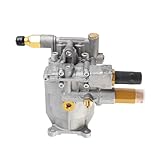 Rosvola 2610-3000PSI 2.2-.4GPM 3/4in Horizontal Shaft High Pressure Washer Pump, Power Washing Machine Pump, Pressure Washer with Adjustable Unloader & Dual Sealing System, Ideal