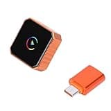 Wireless Car Adapter Fast Reconnect Stable Control for Auto, Plug and Play Support for iOS, 11+ Suitable for Drivers Aluminum Alloy (Color Pattern)