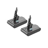 ZHFJGWNGDVX Compatible for Dyson V7 SV11 21.6V Replacement Batteries Absolute Cord Free Handheld Vacuum Cleaner Battery(2 PCS 12800mAh)