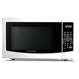 Farberware 1.1 Cu. Ft. Countertop Microwave Oven – 1000 Watts Power, Auto Cook Settings, Defrost, Easy Clean and Child Safety Lock - White