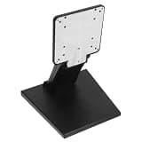 Homoyoyo Adjustable Monitor Stand Black Saving Metal Tv Stand Base with Folding Design for LCD Computer Monitors and Cash Registers Suitable for Office and Home Use