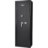 Secure Keypad Lock Box for Home, Money Safe with Code, Gun Safe for Handgun, Fireproof Safe Box, Small Safe for Documents, Cash Box, Wall Safe, Lockbox,A-1