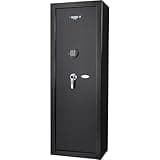 Secure Keypad Lock Box for Home, Money Safe with Code, Gun Safe for Handgun, Fireproof Safe Box, Small Safe for Documents, Cash Box, Wall Safe, Lockbox,A-1