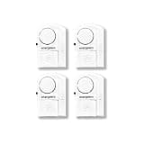 Pack of 4 Mini Opening Alarms for Doors and Windows Energeeks