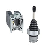XD4PA14 Joystick Controller, Metal, 22mm, 4 Directions, Stay Put, 1NO
