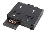 ICY DOCK 4 Bay 2.5" SATA/SAS SSD/HDD Hot-Swap Docking Enclosure for 5.25" Bay - flexiDOCK MB014SP-B R1