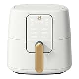 6qt Air Fryer with Ceramic Nonstick Coating, TurboCrisp Technology, Touch Display, 4 Presets, 1750W (White Icing)