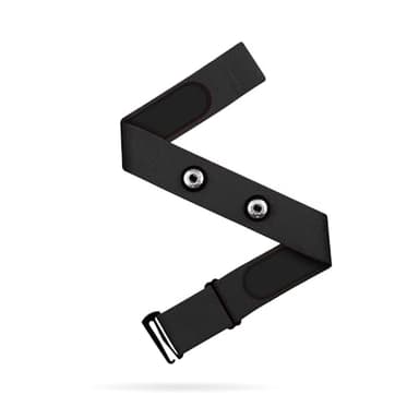 Frontier X Replacement Heart Rate Chest Strap, Compatible with Frontier X2 Wahoo Tickr Polar Garmin HRM Coospo - Heart Rate Monitor Strap Replacement (Black, Small)