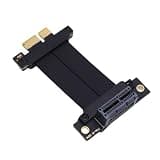 SENECESLI PCIe 4.0 1x Riser Cable, High Speed Sockets -abs -pcb and GPU Graphics Card Extension Cable for USB (10 cm)
