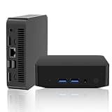 BQVV 2026 Latest Mini PC, 16GB RAM 1TB SSD, Core i3-6006u, Mini Desktop Computer Support 4K Dual Display