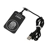 Yoidesu USB C Wireless Charging Receiver Patch, 2-in-1 Wireless Charging Adapter with Magnetic Cable, Fast Receiver for A51 A40 A20E J2 J3 J7 2