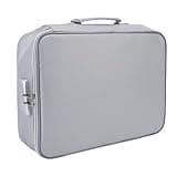 FTVOGUE Fireproof Document Bag Fireproof File Organizer Fire Storage Bag with 2000 Heat Protection Combination Lock 2 Way Zip for Home Office Car Passports Cash Cards
