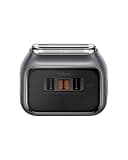 Laifen P3 Pro 3-Blade Electric Shaver, Dual Linear High-Speed Motors 12,000 Cuts/Min, 100-Min Runtime, IPX7 Waterproof, Rechargeable Electric Razor for Men, Travel-Friendly (Space Gray Aluminum Alloy)