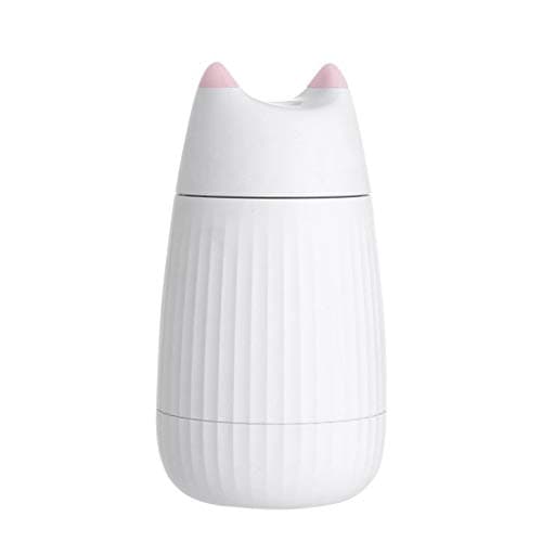 Cat Humidifier Small Usb Mini Cute Portable Facial Spray Moisturizer Home Silent Bedroom Large Fog Volume Car Air Conditioner Air Purification Office Desktop(White)