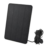 10W Solar Panel Charger for Arlo Pro 4s Ultra 2 Pro 3, Monocrystalline Security Camera Power Supply with 9.8ft Cable, IP65 Weatherproof Outdoor Surveillance Energy Kit, Continuous Battery Recharger