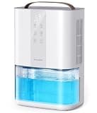 Large Dehumidifiers for Home, 96oz Dehumidifier for Bathroom with Auto Shut-off Auto Defrost, Whisper Quiet Dehumidifier for Bedroom Office RV Closet Wardrobe Basement (1000 Sq.ft)