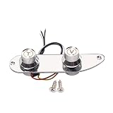 2 Way Guitar Prewired Guitar Switches Control Plate Musical Instrument Accessory
