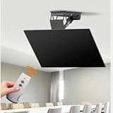 MekUk TV Mount Stands 0-85° Flip Down Motorised TV Bracket - Hidden Drop Down TV Lift - Electric TV Ceiling Motorised TV Lift Fits 50-90 Inch TVs