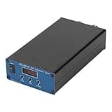 Luqeeg Micro Shortwave Automatic Tuner, Excellent Parts Good Performance Aluminum Alloy 1.8-50MHz 200W 10-15VDC Organic Light Emitting Diode Display