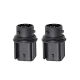 2x 3157 Headlight Turn Signal Bulb Socket for Freightliner for cascadia for columbia, Replace 224-394-045 224-394-025, Plastic Direct Fit