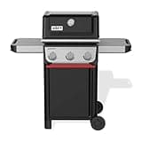 Weber Spirit E-310 Liquid Propane Gas Grill for Outdoor Cooking and BBQ, 3 Burners, Black – Porcelain-Enameled Cast-Iron Grates & Snap-Jet Ignition