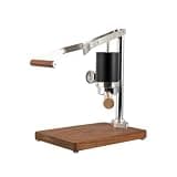 JYSWDZ Manual Lever Espresso Machine, 51mm Handle Powder, Wood Base, With Pressure Gauge, No Electricity Required, For Home Baristas