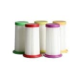 Filter Screen Vacuum Cleaner, Compatible For Philips FC8256 FC8250, Multi-colored Filters And Filter Cartridges 5-piece Set