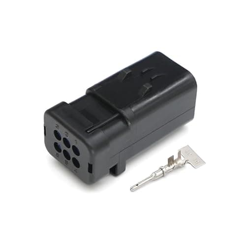 KIUYTRW 2/3/4/6/8/12-Pin Automotive Waterproof Sealed Connector Male Female Plug 776428-1 776427-1 776430-1 776488-1 776434-1(Khaki)