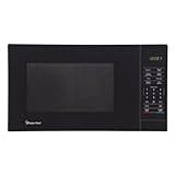 1.1 cu. ft. Countertop Microwave Oven, in Black with Gray Cavity