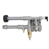 Keenso Pressure Washer Pump Head Assy Aluminum Complete Pressure Washer Pump Head for AR42940 AR42518 Fits SRMW 2.2 GPM Pumps with Valves Seals for Home Cleaning