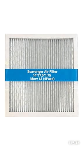 14 x 17.5 x1.75 MERV 13 Replacement Dehumidifier Filter Compatible with Santa Fe Advance90, Advance100, Advance120, Honeywell DR90 & DR120 dehumidifier Models (4PACK)