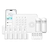 Hapippofa Wireless Home Security System WiFi/4G Home Alarm System with Phone APP Alert | Voice Control | No Subscription Fees | 24/7 Monitoring | Alexa Compatible
