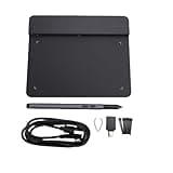 Hamwesh Graphics Tablet, 4x3 Inch Digital Drawing Tablet with 16K Pressure Sensitivity No Battery Pen 10 Pen Nibs OTG Adapter for Compatible with Sketchbook Illustrator